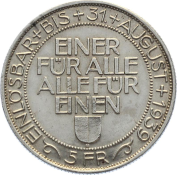 1939 Luzern - 5 Franken